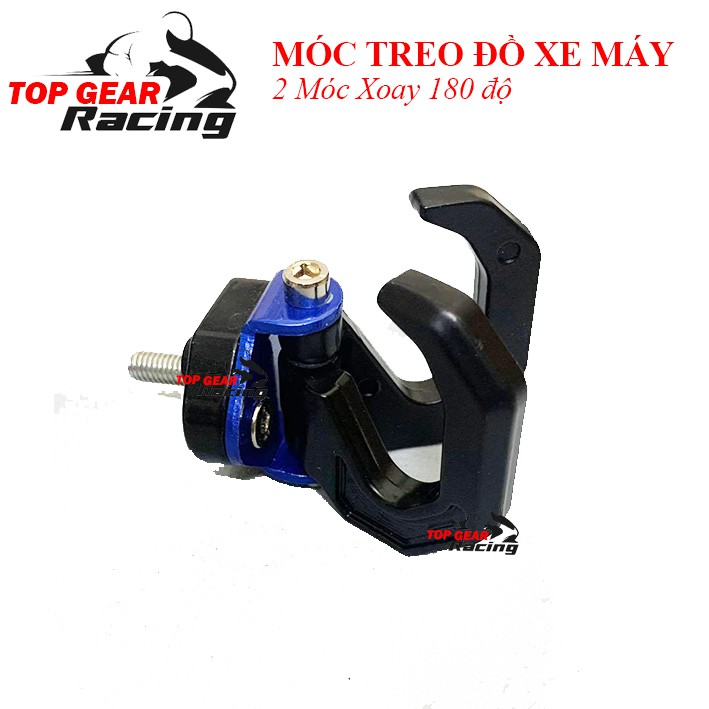 Móc Treo Đồ Xe Máy Xoay 180 độ 2 Móc &lt;TOPGEAR&gt;