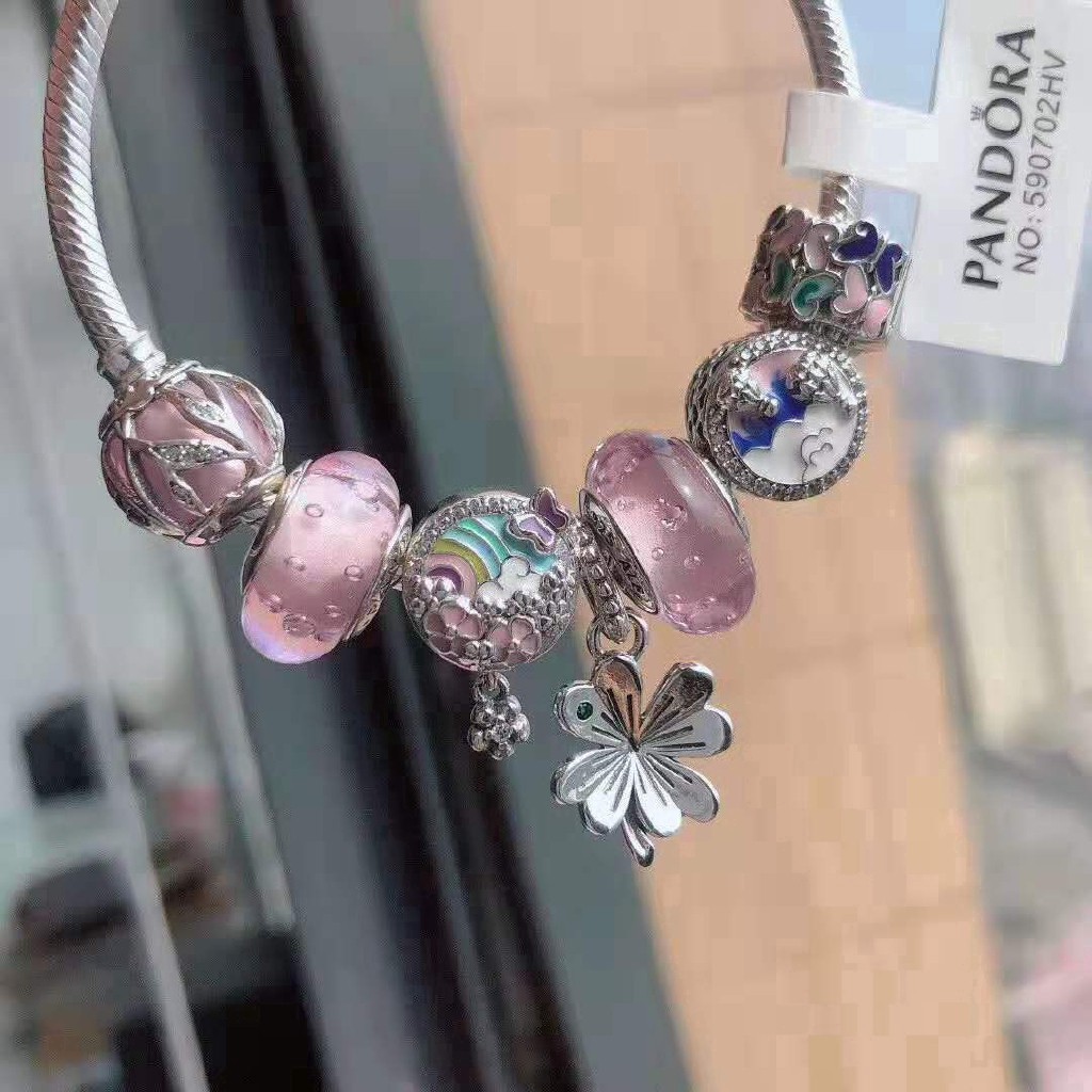 Bộ Vòng Tay Pandora Bstz 085 Kèm Mặt Charm Aa03564Sfsd