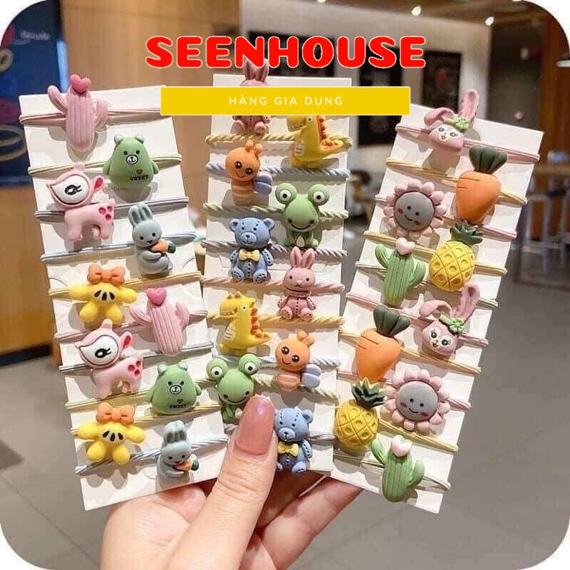 Set 10 Dây Buộc Tóc Cho Bé Dễ Thương