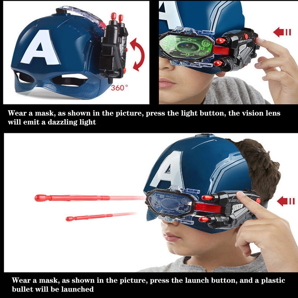 Đồ chơi tấm khiên Captain Marvel thay đổi chế độ sáng cho trẻ em | BigBuy360 - bigbuy360.vn