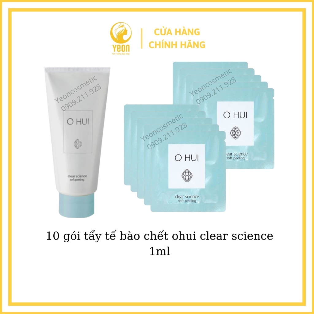 💥SIÊU RẺ💥 10 gói tẩy tế bào chết ohui clear science