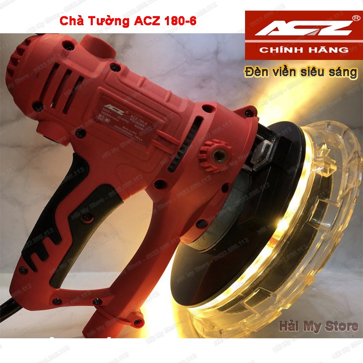 Máy Chà Tường ACZ 180-6 - Đĩa tròn 180mm - Máy Chà tường có đèn viền ốp