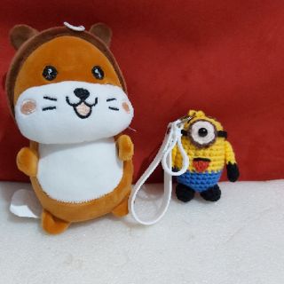 Móc khóa - thú len handmade - minions
