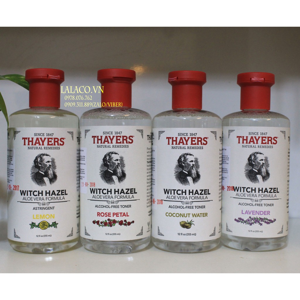 [ Chính hãng ] Nước hoa hồng không cồn Thayers 355ml