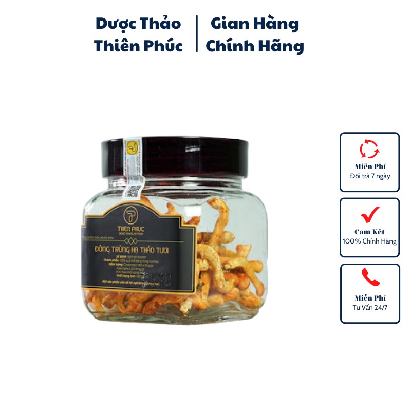 Đông trùng hạ thảo Thiên Phúc nấm tươi lọ 100gr