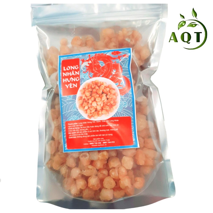 Long Nhãn Hưng Yên 100g Sấy Khô [Cao Cấp], Nhãn Lồng Hưng Yên Sấy Thịt Dẻo, Cơm Dày, Ngọt Thanh