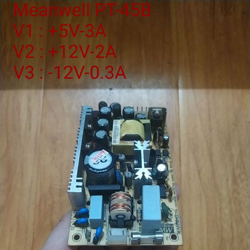 Mạch nguồn Meanwell ra 5V 12V -12V ; mạch nguồn Meanwell  5V 15V -15V.