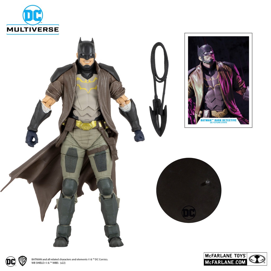 MÔ HÌNH CHÍNH HÃNG MCFARLANE DC MULTIVERSE BATMAN DARK DETECTIVE