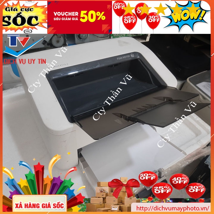 Máy in cũ Xerox Docuprint P115w có tính năng in wifi không dây nhỏ gọn thuận lợi cho dùng gia đình