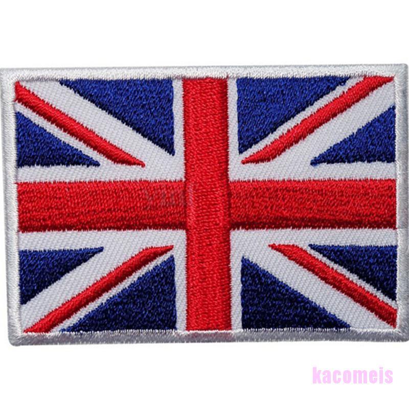 Sticker ủi thêu hình lá cờ nước Anh