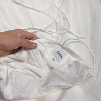 Đầm trắng tơ Lila