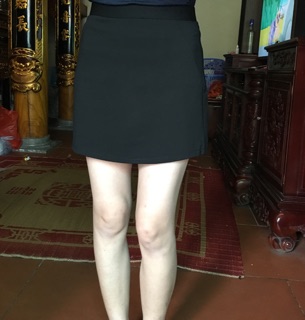 CHÂN VÁY CHỮ A Kèm Quần