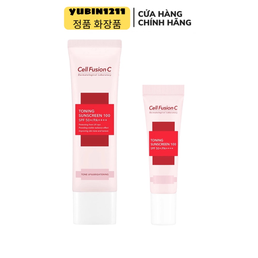 Kem chống nắng Cell Fusion C Toning Sunscreen 100 35ml