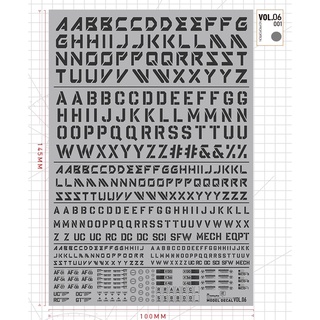 Decal nước Hobby Mio Custom Decal Vol.06