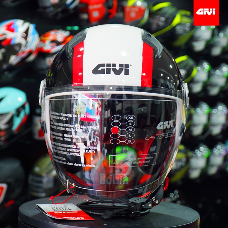 Nón Bảo Hiểm Givi Vista 3/4 đầu 2 kính