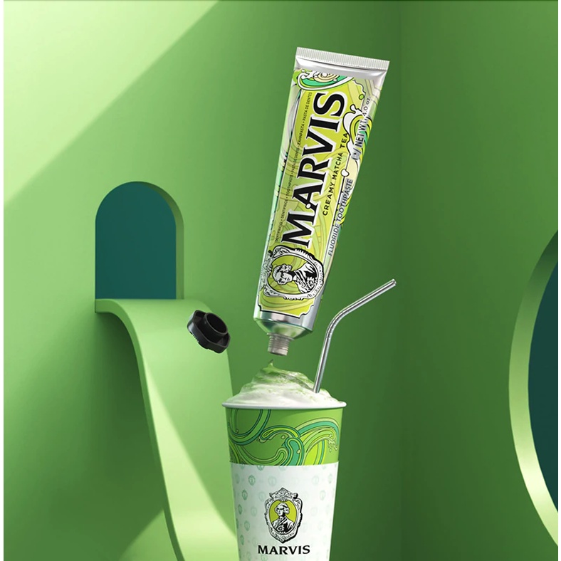 Kem Đánh Răng Marvis Creamy Matcha Tea 75ml