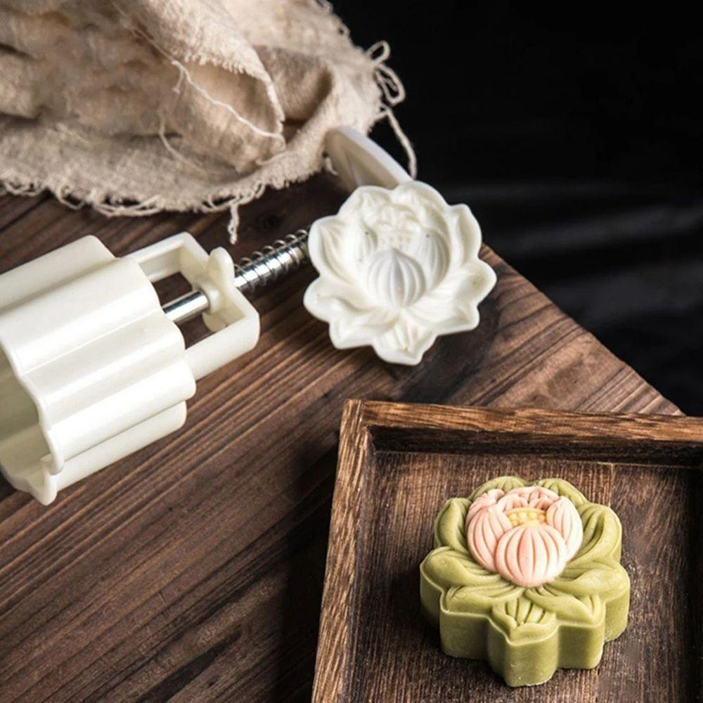 Khuôn Làm Bánh Trung Thu 50g Hình Hạt Đậu Xanh Sáng Tạo