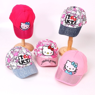 Mũ lưỡi trai bé gái 3-8 tuổi hello kitty cao cấp 2022