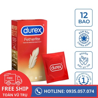 (HÀNG CHÍNH HÃNG) Bao Cao Su Durex Fetherlite P119