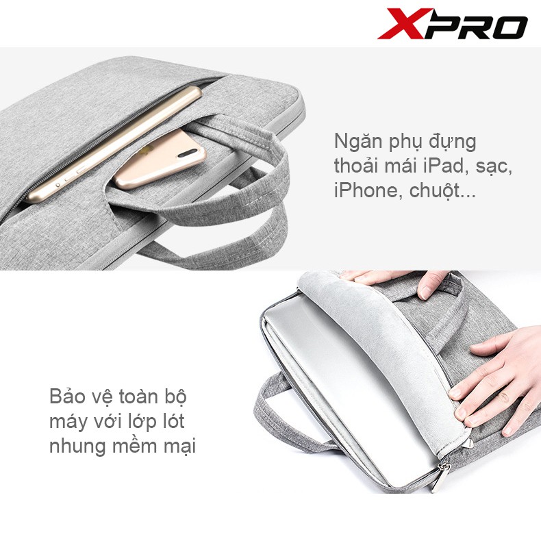 Túi chống sốc Laptop Macbook XPRO ngang