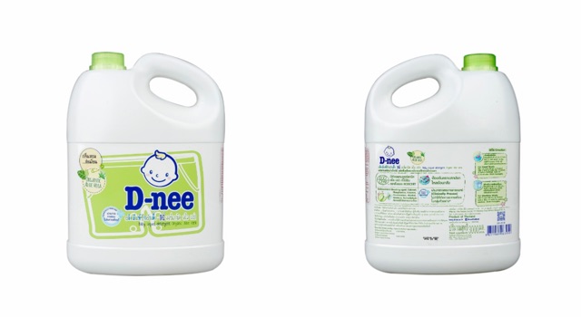 [ĐẠI THỊNH] NƯỚC GIẶT XẢ ORGANIC 2 IN 1 DNEE THÁI LAN 3lít MÀU XANH LÁ