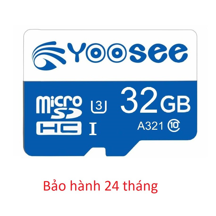 Thẻ nhớ YOOSEE 32Gb U3 Class 10 chuyên dụng cho camera và điện thoại