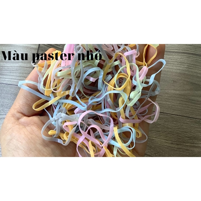 Thun cột tóc lớn nhỏ