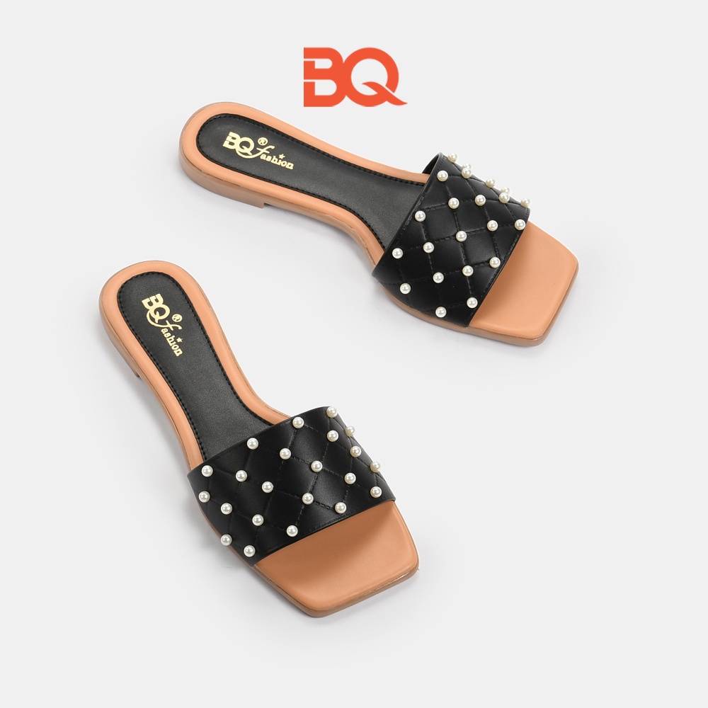 Dép lê nữ đế bệt quai ngang thời trang BQ D 0257