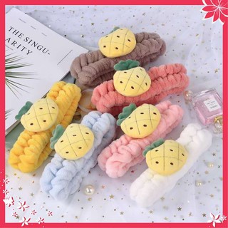 [HOT] Băng đô Qủa Dứa dễ thương Phong cách Ulzzang Hàn Quốc