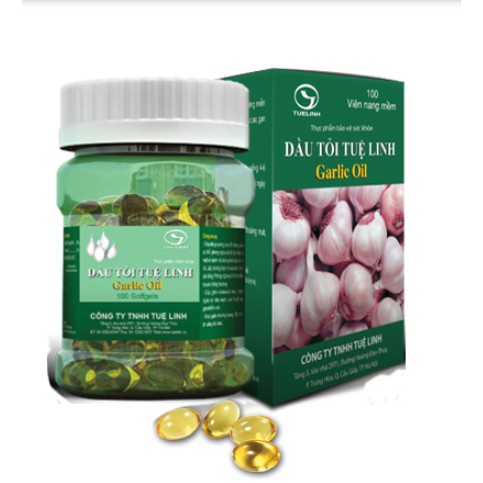 DẦU TỎI TUỆ LINH LỌ 100 VIÊN-Garlic oil