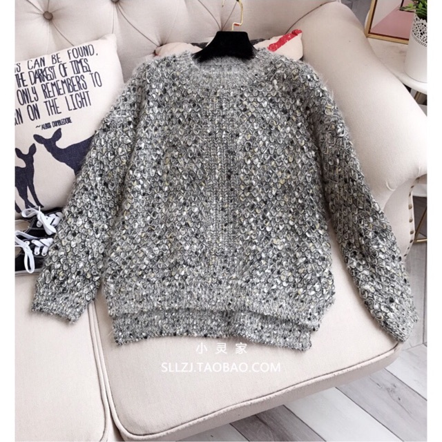 Áo len mix kim tuyến