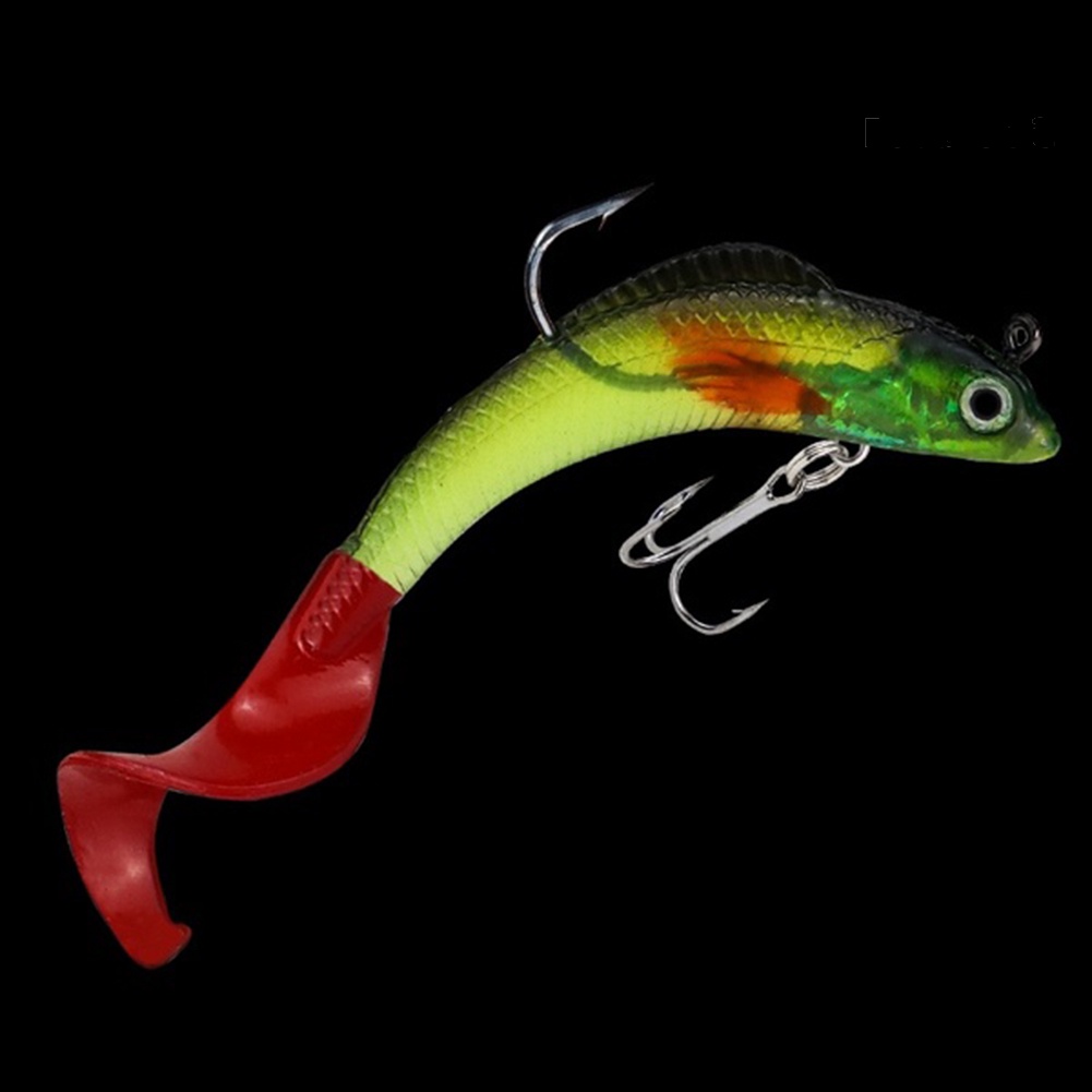 Bộ 2 Mồi Câu Cá Giả Mềm Mại 9cm 9.5g