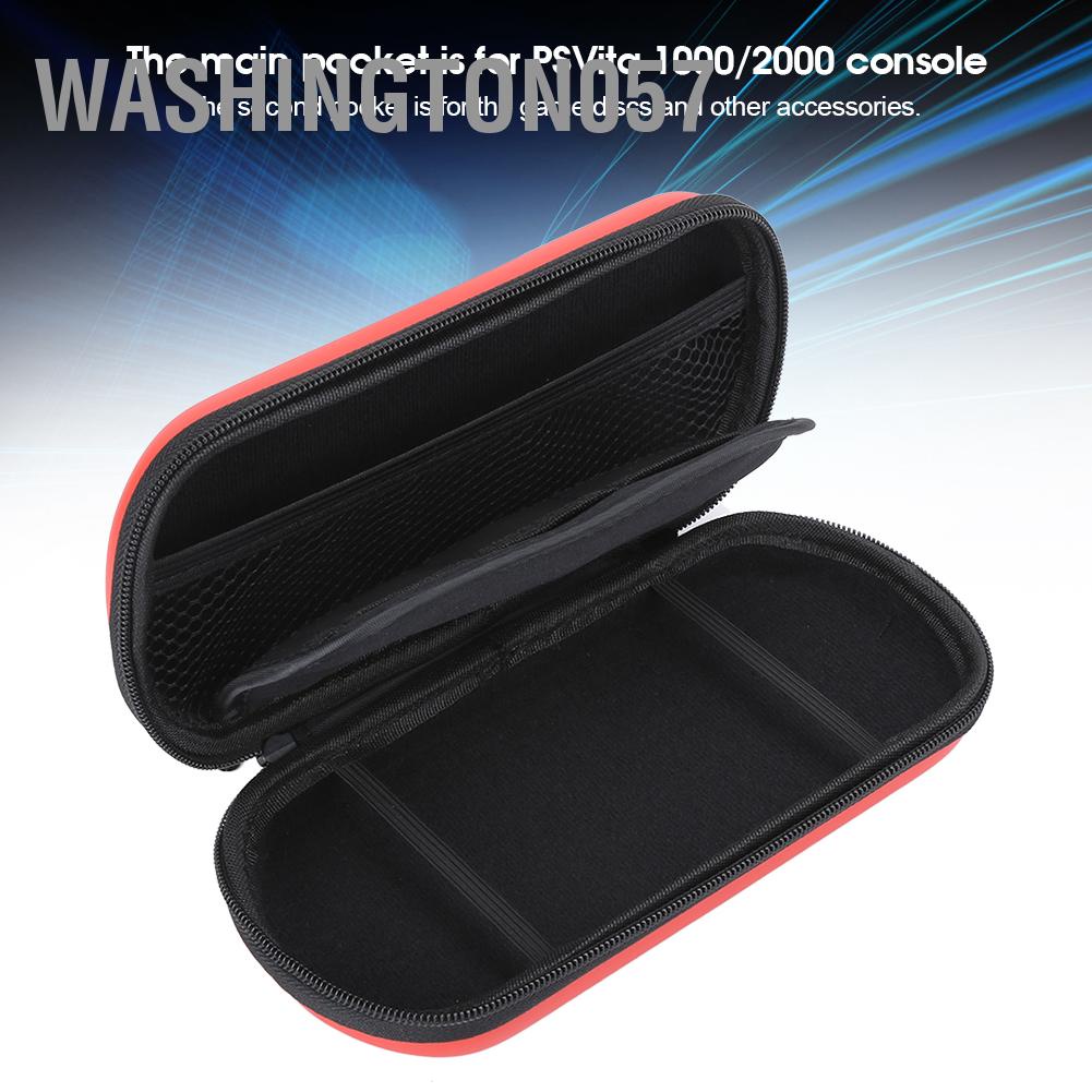 Set 2 Hộp Đựng Bảo Vệ Bằng EVA Cứng Cho Máy Chơi Game PSVita 1000 2000 Washington057