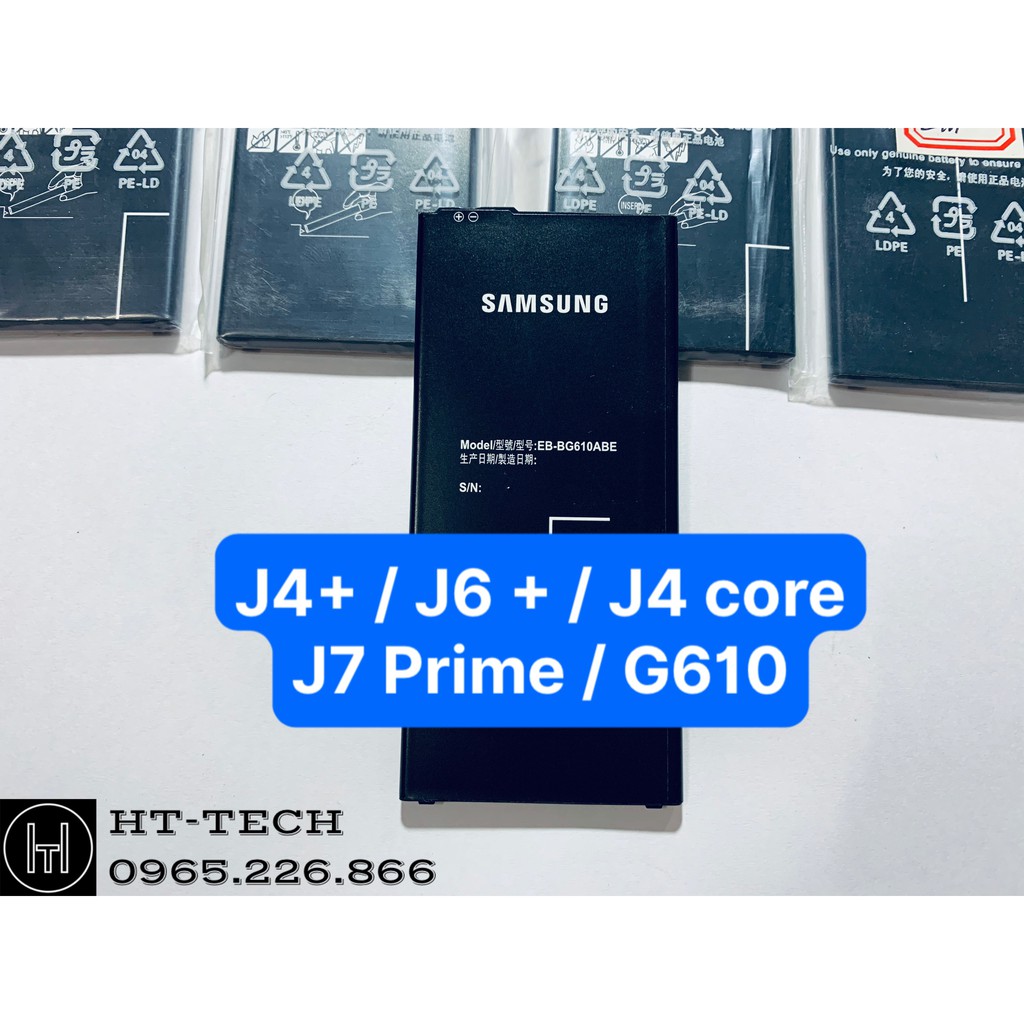 Pin samsung J4+ / J6+ / J4 core / J7 Prime / G610 Zin new