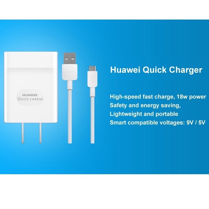 HUAWEI Dây Cáp Sạc Nhanh 2.4A 5v 9V Micro USB NOVA3I Y6p nova2i2i Y9 Y7 Y6 Y5 Pro 2019 20
