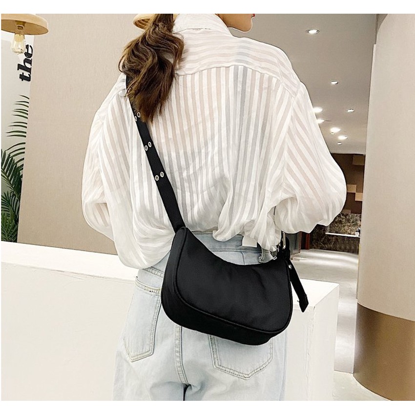 TÚI ĐEO CHÉO, TÚI ĐEO VAI NỮ DÂY DÙ 2 LỖ BH 496 | BigBuy360 - bigbuy360.vn