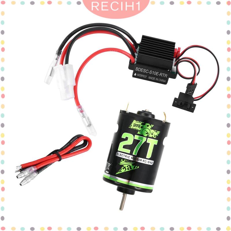 Bộ Động Cơ Chổi Than ESC 60A ESC 540 Cho Xe Điều Khiển Tỉ Lệ 1: 10