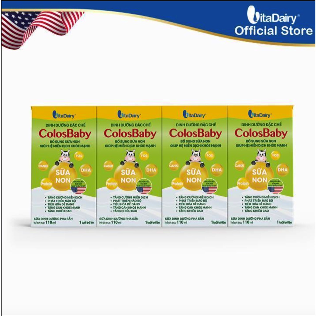 Sữa bột Colosbaby 110ml pha sẵn  date mới