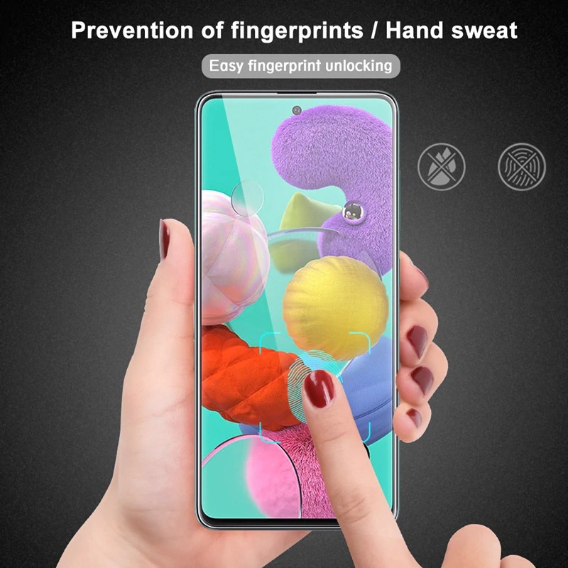 Miếng Dán Kính Cường Lực Cho Samsung Galaxy A51, Dán Màn Hình Samsung A51