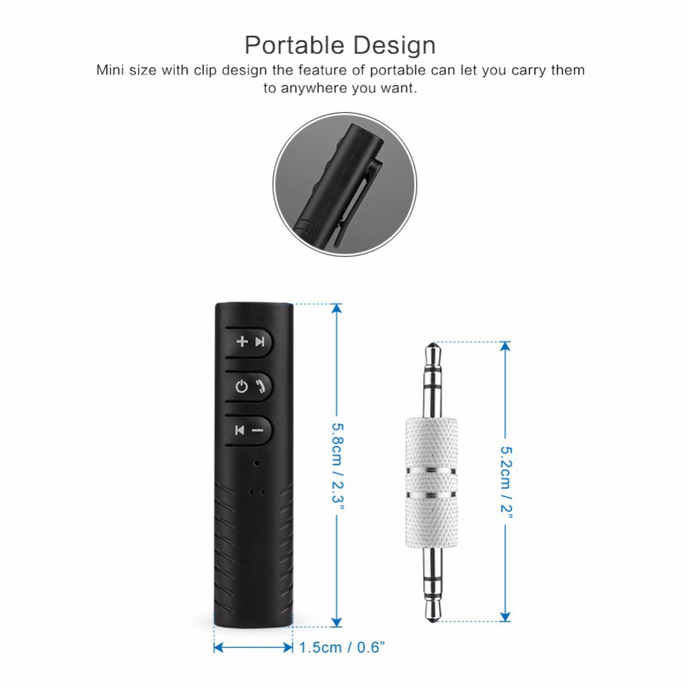 Đầu thu bluetooth receiver tạo kết nối âm thanh 4.1 rảnh tay