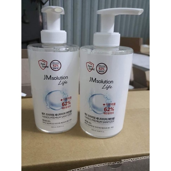 Gel rửa tay khô diệt 99% vi khuẩn Jm Solution Hands Premium Santizer 500ml | BigBuy360 - bigbuy360.vn