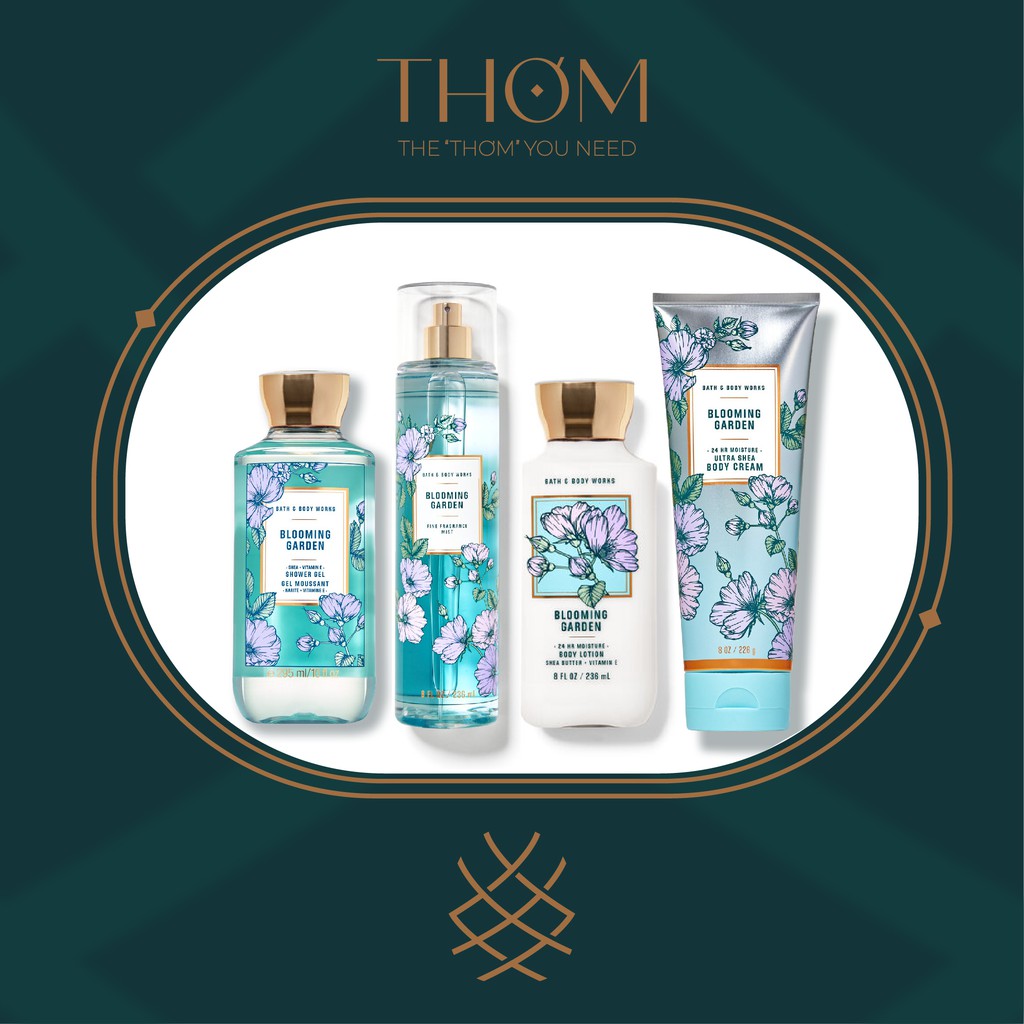BLOOMING GARDEN | Sản Phẩm Tắm Dưỡng Xịt Thơm Toàn Thân Bath &amp; Body Works