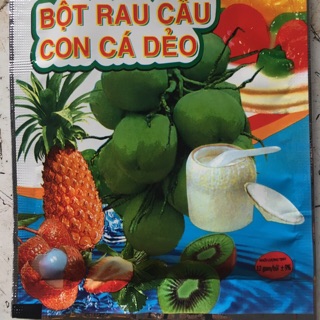 [Thanh Hoá] Bột rau câu- bột thạch con cá dẻo Hiệp Long, gói 12g. (Không có hàng loại 2)
