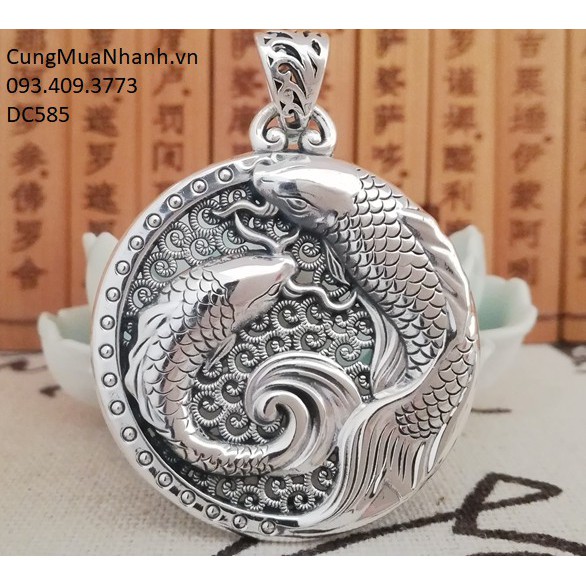 MẶT DÂY CHUYỀN SONG NGƯ - DC585
