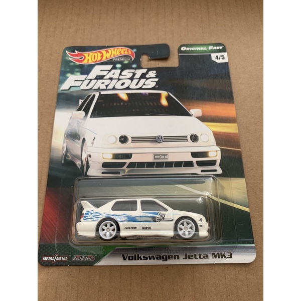 Xe Hot Wheels Volkswagen Jetta MK3 Fast Furious VW Original Fast