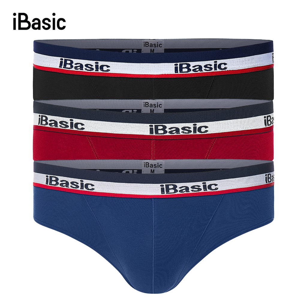 Combo 3 quần lót nam tam giác iBasic PANM029