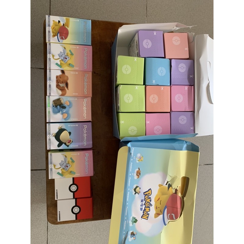 BBTK pokemon mô hình trang trí xe hơi , bàn làm việc , phòng ngủ