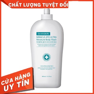 Sữa tắm dưỡng ẩm dr.haskin miracle ato ultra moisture body wash 400ml