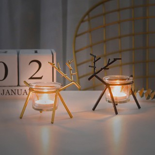 🌱🔥Giá Đỡ Nến Hình Hươu Nghệ Thuật Bằng Sắt 2021 Đơn Giản Sáng Tạo Phong Cách Bắc Âu Dành Cho Trang Trí Nội Thất