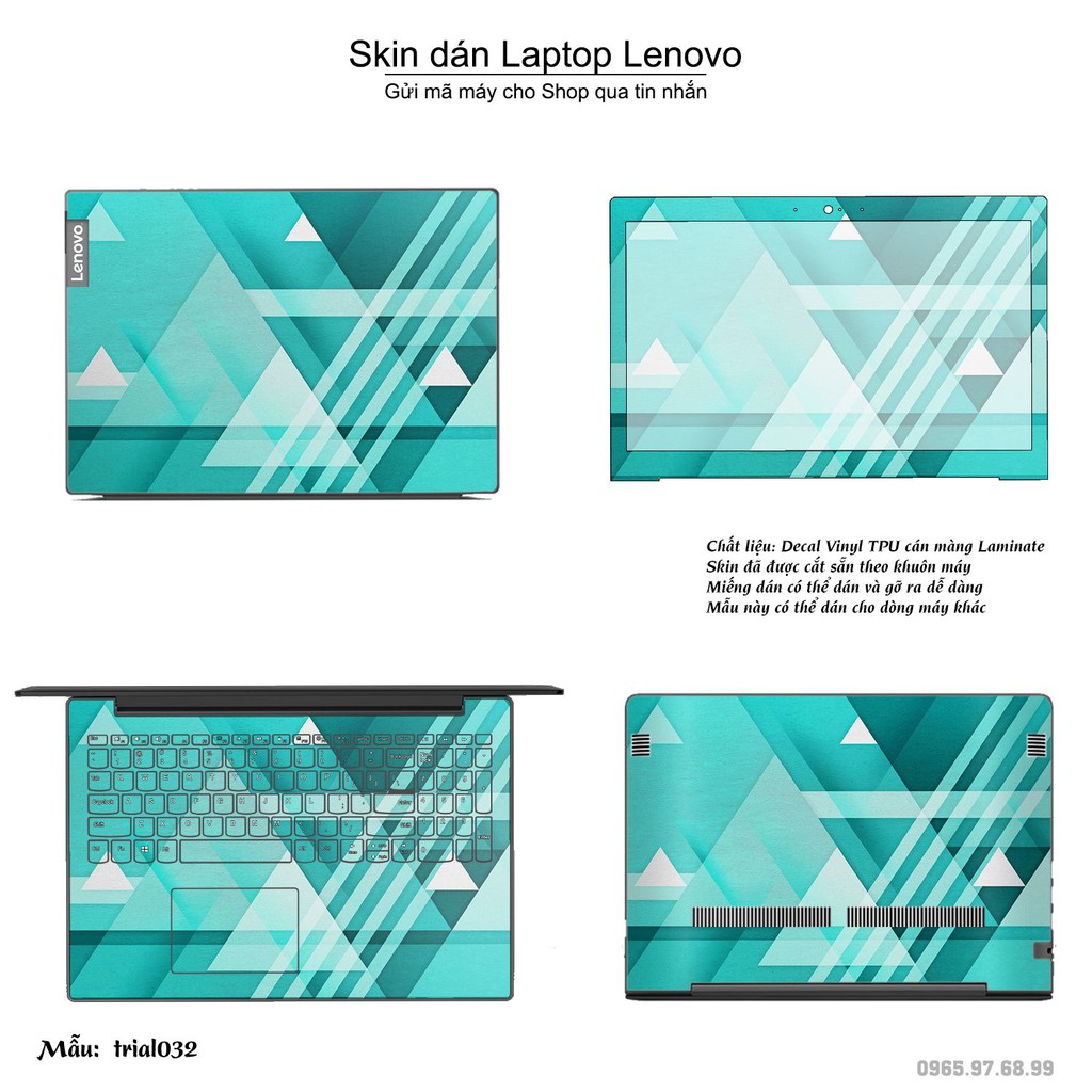 Skin dán Laptop Lenovo in hình Đa giác _nhiều mẫu 6 (inbox mã máy cho Shop)